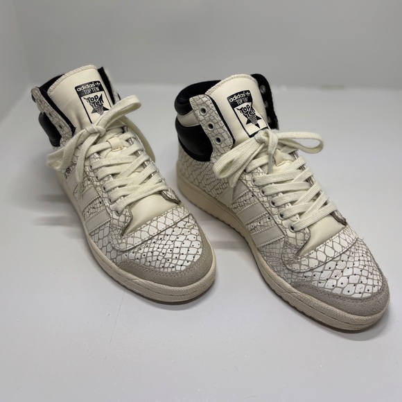Adidas Top Ten Hi Snakeskin Women’s Size 8 Rare Retro High Top Sneakers - Picture 3 of 16